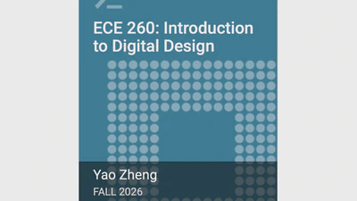 ECE260: Introduction to Digital Design featured image